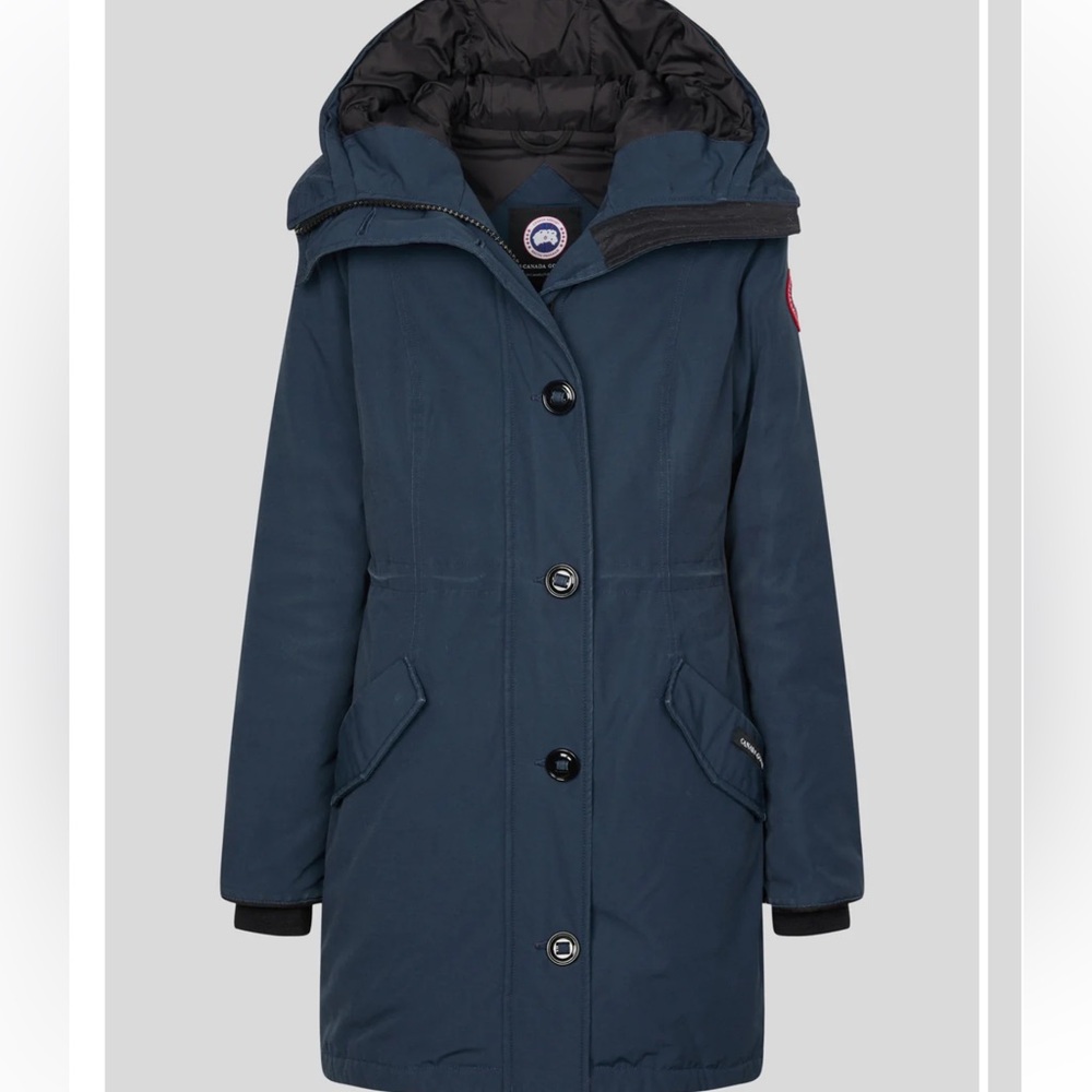 NWT New Canada Goose Rossclair Parka in Navy Blue Size Small